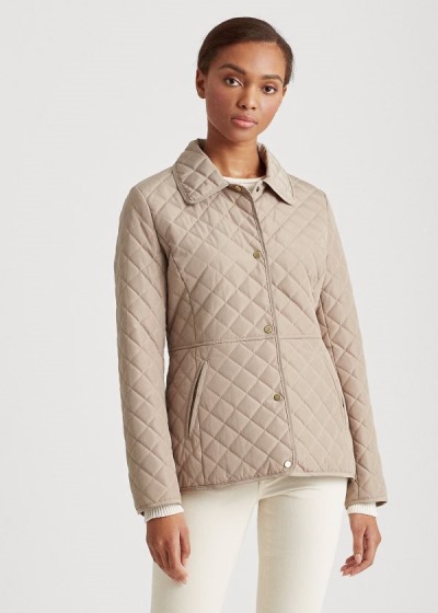 Chaquetas Ralph Lauren Mujer Marrom - Quilted - ZNAKG8391